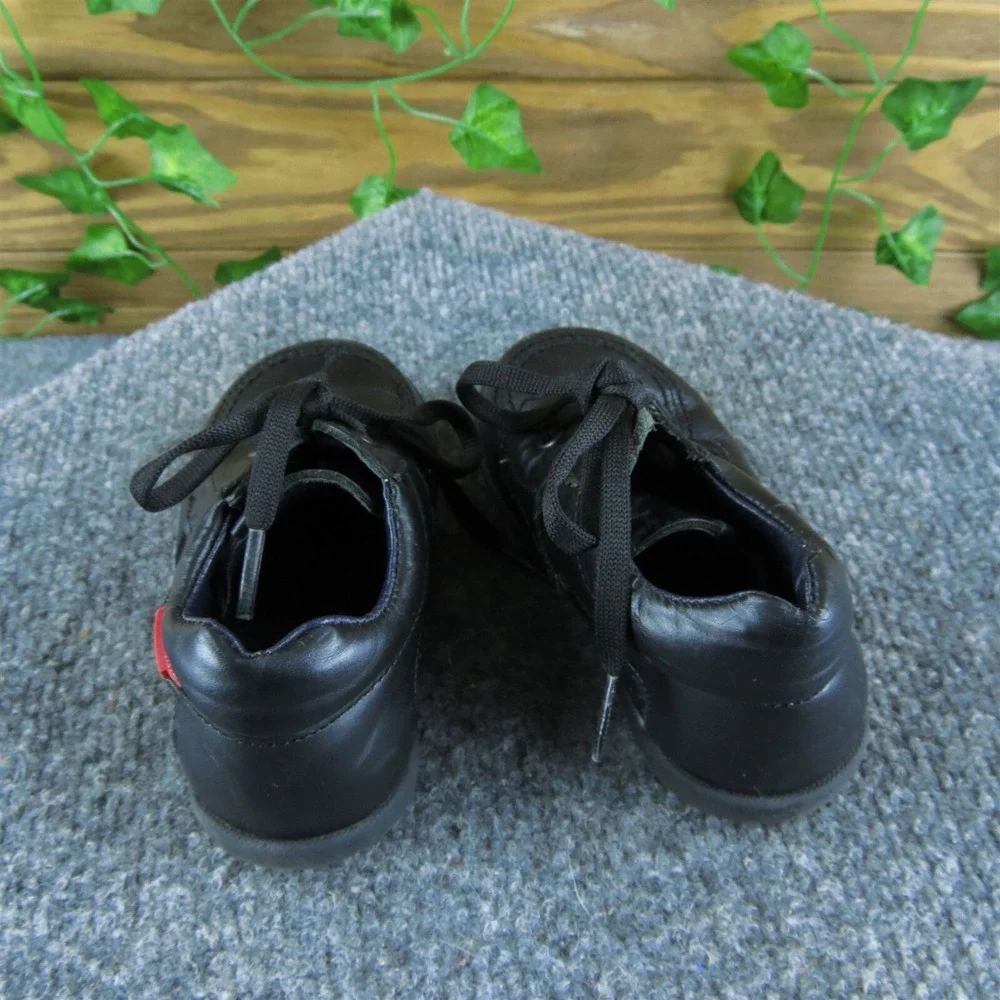 Dogi Boys Sneaker Size T 22 Medium Shoes Black Leather Lace‎ Up